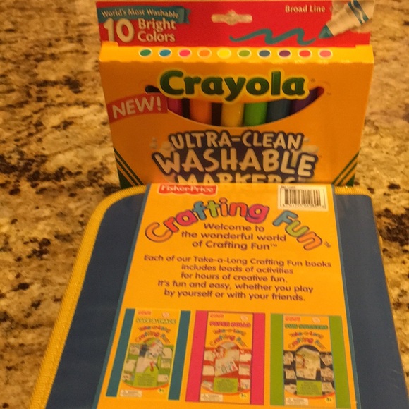 Fisher Price Lace & Trace 33 piece Take-A-Long NEW Crafting Fun for Children NEW - Picture 5 of 7